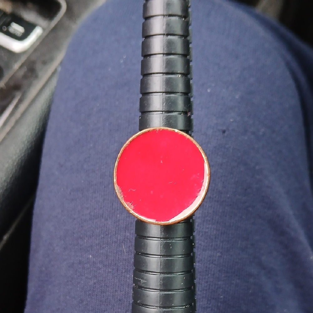 Red and Gold Circular Ring